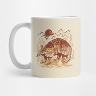 Armadillo Illustration Mug